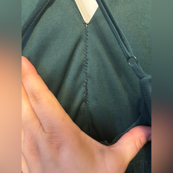 Lulu's Hunter Green Backless Maxi Dress - Picture 7 of 7